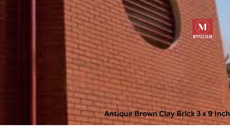 Antique Brown Clay Brick 3 x 9 Inch