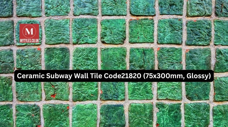 Ceramic Subway Wall Tile Code21820 (75x300mm, Glossy)