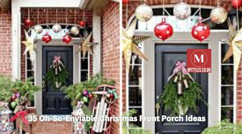 35-oh-so-enviable-christmas-front-porch-ideas that will inspire you to create a stunning holiday display that’s sure to impress